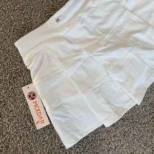 Amazon Workout Skort White